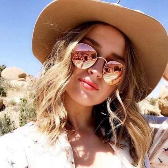 LIKE NEW RayBan Round Metal RB3447 Pink Mirror Flash Ray ban Sunglasses - Picture 12 of 16